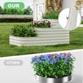 thumbnail image 3 of BeesClover Galvanized Steel Raised Garden Bed Kit, 30" Deep Root Planter Box for Vegetables, Herbs & Flowers, Easy Assembly, 3 of 6