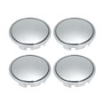 thumbnail image 1 of 56mm Car Wheel Center Caps Hub Tyre Rim Hub Cap Cover Universal ABS Chrome Silver 4PCS, 1 of 8