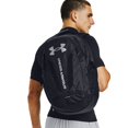 thumbnail image 3 of Under Armour Hustle Backpack, Black (001)/Silver, One Size Fits All, 3 of 5