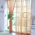 thumbnail image 1 of 1 PCS Pure Color Door Window Curtain Drape Panel Sheer Scarf Dot Shower Curtain Ruffle Shower Curtains for Bathroom Curtains 84 Inches Long, 1 of 2