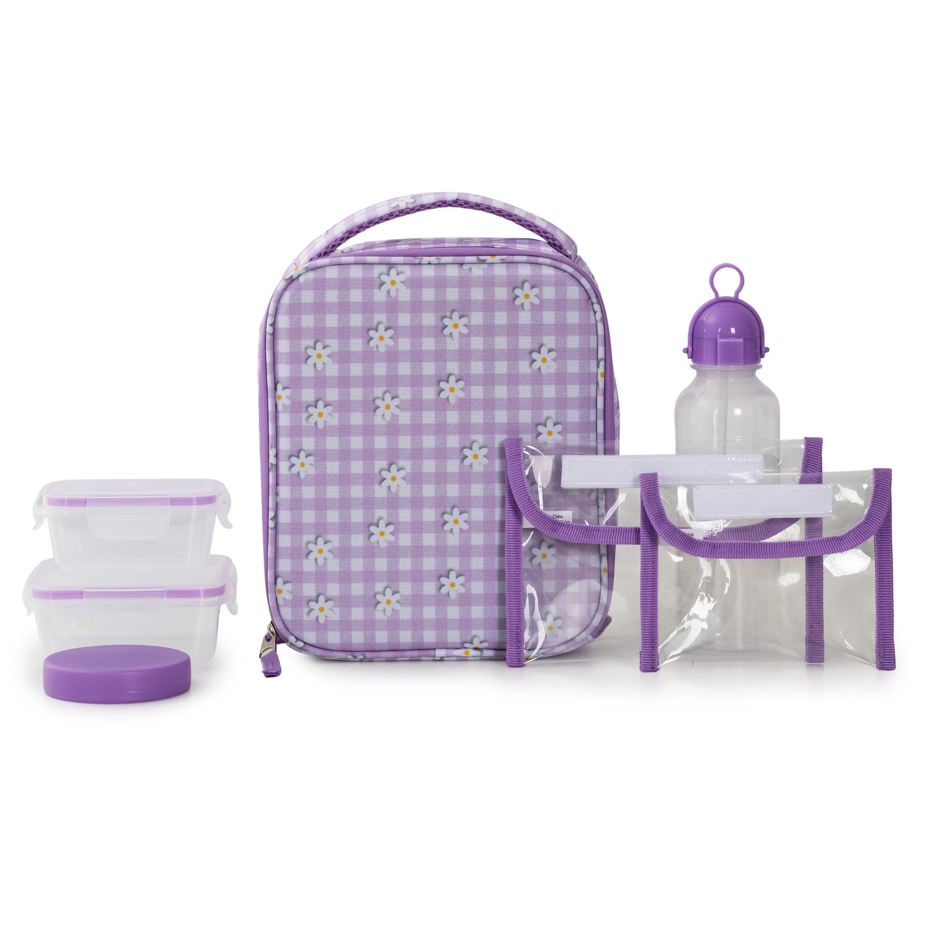 Jetstream Insulated Lunch Bag Set, Lunch Box for Kids, Fits Standard Bento Box, Back to School Supplies