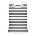 thumbnail image 3 of Dealovy Womens Tank Tops Summer Sleeveless Crew Neck Slim Fitted Striped Print Basic Tees Shirts, 3 of 4