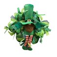 thumbnail image 2 of St Patrick's Day Leprechaun Wreath Clovers Leprechaun Ribbon Very Weather, 2 of 8