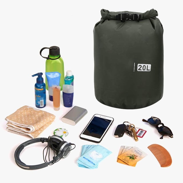 Ccdes Sac Étanche, Sac Étanche Pliable en PVC pour Extérieur, Sac de Rangement pour Baril, Sacs de Transport pour Camping Randonnée Plage, Sac Étanche en PVC