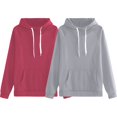 thumbnail image 1 of Chandail à Capuchon pour Femmes, Comdrip Chandail à Capuchon pour Femmes d'Automne et d'Hiver, Mode, Grande Taille, Chandails à Capuchon pour Femmes, Rose Vif m, 1 of 5