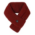 thumbnail image 2 of Womens' Hearting Warming Scarf FashionableWinter Solid Color Smart Heating Massage Scarf For Lovers Usb Electric Heating Neck Protector To Keep Warm, 2 of 4