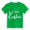 thumbnail image 4 of MIASHUI T-Shirt à Manches Courtes pour Filles Joyeuses Pâques T-Shirt Garçons Tee Confortable, Vert, 3-4 Ans, 4 of 4
