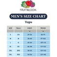 thumbnail image 5 of Fruit Of The Loom Mens Short Sleeve Crew T-Shirt 6 Pack, XL, Assorted, 5 of 5
