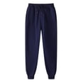 thumbnail image 1 of Yuyuzo Plus Size Sweatpants for Women Thick Workout Jogging Pants Elastic Waist Drawstring Solid Color Trackpants, 1 of 2