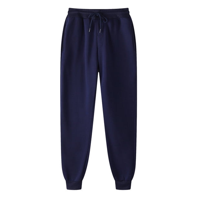 Yuyuzo Plus Size Sweatpants for Women Thick Workout Jogging Pants Elastic Waist Drawstring Solid Color Trackpants