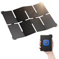 thumbnail image 1 of [Pocket-Size]BigBlue Portable 25W Solar Panel Charger, Folding Solar Charger with USB-A and USB-C Ports, IP68 Waterproof Solar Panel for Backpacking Compatible with Cell, 1 of 8