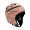 thumbnail image 4 of S SERENABLE Rugby Helmet Adjustable Shockproof Rugby Headguard for Playing Soccer Adults Pink, 4 of 9