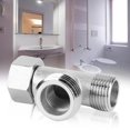 thumbnail image 2 of Robinet de Rinçage, Robinet de Raccordement 3 Voies Résistant à la Corrosion et Durable, Déviateur de Toilette 2PCS pour Toilettes d'Entrée de Réservoir d'Eau à Domicile, 2 of 8