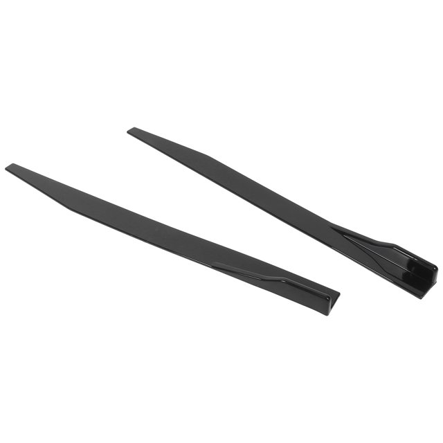 Rocker Splitters Winglet Diffuser Side Skirt Splitter Car Side Skirt Wing Spoiler 2pcs Car Side Skirt Splitter Lip Winglet Diffuser Universal 120cm/47.2in Glossy Black