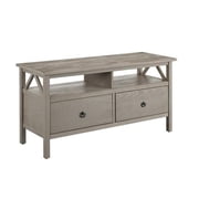Kingfisher Lane 44" TV Stand in Rustic Gray