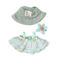 thumbnail image 1 of Ensemble Trois Pièces Vêtements de Poupée 17 cm Vêtements pour Poupées Tenue Accessoires pour Poupées 17 cm Vêtements Robe + Chapeau + Épingle à Cheveux Sans Poupée (Ensemble de Printemps), 1 of 9