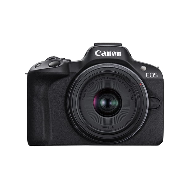 Canon EOS R50 Mirrorless Vlogging Camera (Black) w/RF-S18-45mm F4