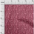 thumbnail image 1 of oneOone Silk Tabby Fabric Leaves & Floral Block Print Fabric BTY 42 Inch Wide, 1 of 4
