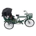 thumbnail image 2 of Modèle de Rickshaw, Design Rétro Modèle de Rickshaw à 3 Roues Aspect Lustré pour Bar Noir,Vert, 2 of 8