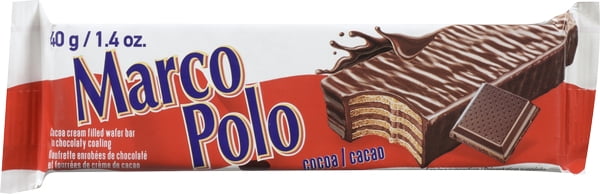 Marco Polo Classic Cocoa Wafer Bar, 40g