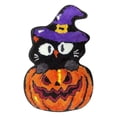 thumbnail image 2 of HANDIED Polyester carpet Cute Pumpkin Fall Halloween Bathroom Mat Microfiber Gothic Halloween Bathroom Rug Non Slip Washable Funny Pumpkin Halloween Shower Bathroom Rug Bathroom Deco, 2 of 4