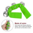 thumbnail image 3 of Unique Bargains 4 Pcs Clochettes de Poignet, Clochettes à Grelots Clochettes de Cheville Instruments de Percussion Rythme Musical pour Fête Noël, Vert Clair, 3 of 5