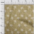 thumbnail image 3 of oneOone Cotton Silk Yellow Fabric Block Craft Projects Decor Fabric Printed By The Yard 42 Inch Wide, 3 of 6