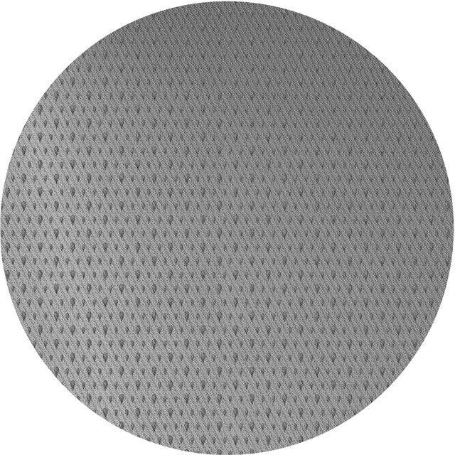 Ahgly Company Tapis Rond Lavable en Machine Intérieur Transitionnel Gris Foncé, 7 Pieds Rond