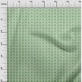thumbnail image 3 of oneOone Cotton Cambric Green Fabric Geometric Craft Projects Decor Fabric Printed By The Yard 56 Inch Wide, 3 of 5