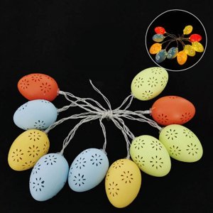 Wuztai LED Lumières d'oeuf de Pâques, USB Décorations de fête de Pâques, 20/10/40 LED Légères cordes pour la maison de mariage Bar Décoration festive