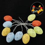 Wuztai LED Lumières d'oeuf de Pâques, USB Décorations de fête de Pâques, 20/10/40 LED Légères cordes pour la maison de mariage Bar Décoration festive