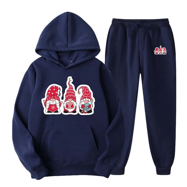 TIMIFIS Survêtement pour Homme 2 Pcs à Capuche, Ensemble de Sport Athlétique, Chandail à Enfiler Décontracté pour Course, Jogging, Ensemble de Tenue de Sport SetsFall