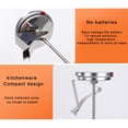 thumbnail image 4 of Metal Stainless Steel Pointer Food Thermometer Shrink Sleeve Oil Thermometer, 4 of 8