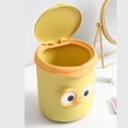 thumbnail image 3 of Dustbins & Waste Baskets Mini Trash Can With Lid Cute Tabletop Flip Small Trash Can 2.2L Tabletop Trash Can Suitable For Bathroom Kitchen Office Dressing Table Trash, 3 of 5
