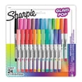thumbnail image 1 of Sharpie Glam Pop Permanent Markers, Ultra Fine Point, Assorted Colours, 24 Count, 1 of 8