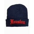 thumbnail image 1 of City Caps Houston Navy Cuffed Winter Beanie, 1 of 2