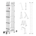 thumbnail image 1 of VEVOR Multi-Purpose Folding Ladder 7-in-1 5 Step 19ft Reach Height Metal, 1 of 9