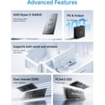 thumbnail image 4 of MINISFORUM DeskMini UM760 Slim Mini PC AMD Ryzen 5 7640HS Processeur 16 Go RAM 1 To SSD Ordinateur, 4 of 8