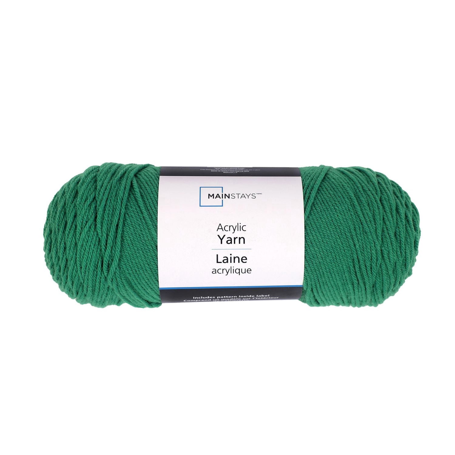 Fil acrylique moyen  Mainstays Vert V, 7 oz 397 yards