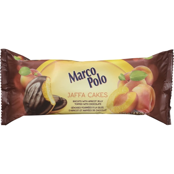 Gâteaux Jaffa Marco Polo à la Gelée d’Abricot et Chocolat, 135g