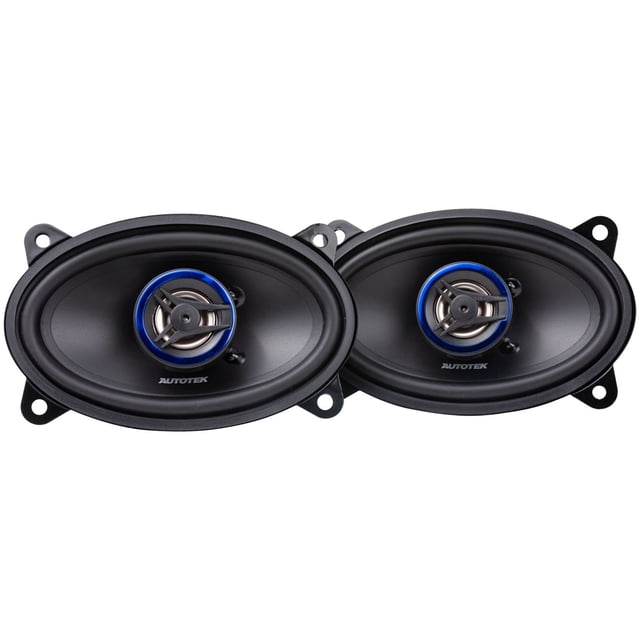 Autotek Street Machine 200W 4 x6 in. 2 Way Car Audio Coaxial Speakers, Pair