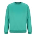 thumbnail image 3 of cfhntfmh Chandails Molletonnés pour Hommes Grande Taille Décontractés à Col Rond à Manches Longues Hauts Basiques Molleton Doux Chandails Molletonnés Unis, 3 of 6