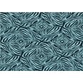 thumbnail image 1 of Ahgly Company Machine Washable Indoor Rectangle Transitional Deep Teal Green Area Rugs, 3' x 5', 1 of 7
