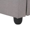 thumbnail image 3 of CorLiving Oren Soft High Quality Fabric Manual Recliner, 3 of 9