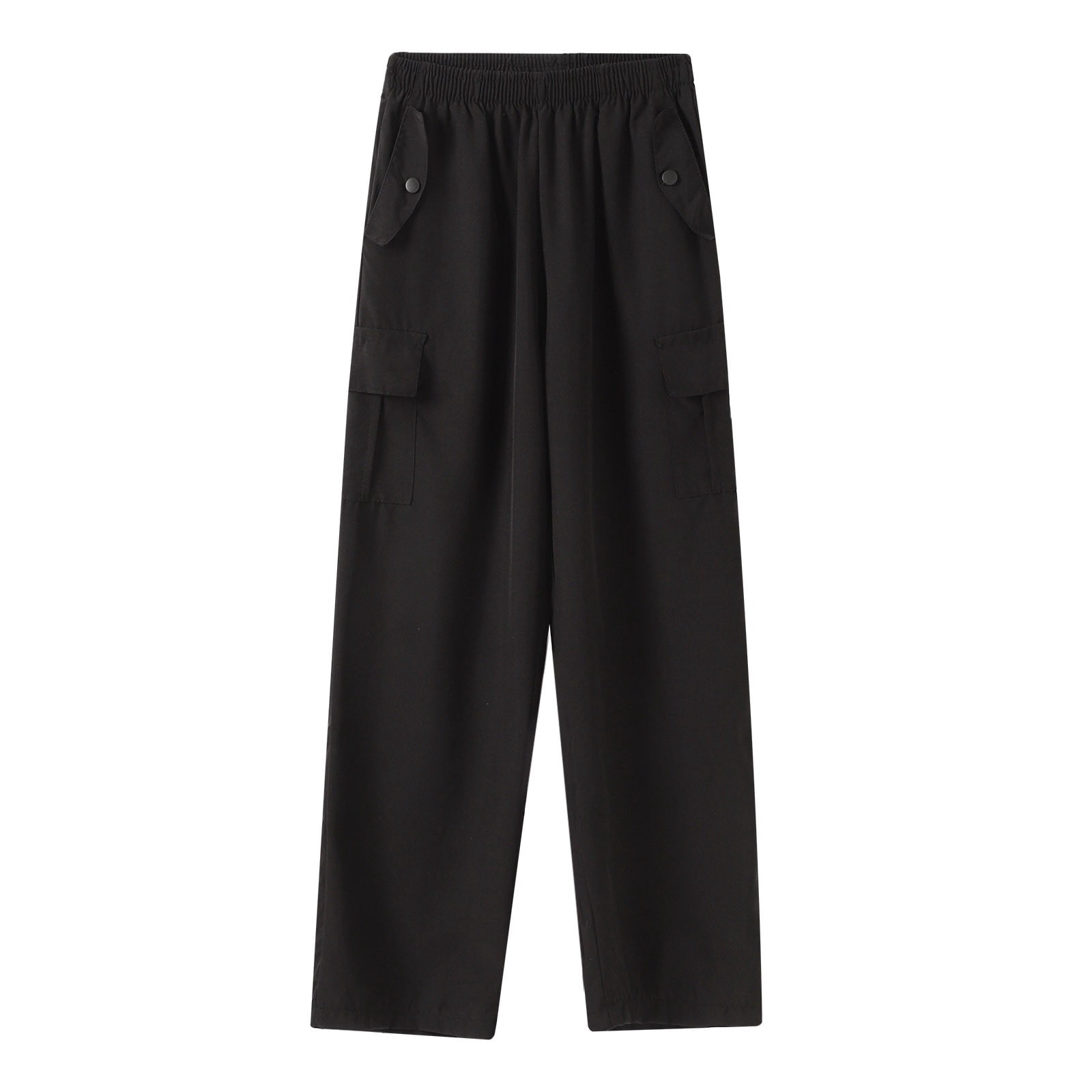 GDREDA Girls Wide Leg Pants Children Pants Ice Silk Overalls Children Summer Pants Spring Pants