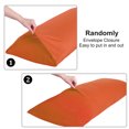 thumbnail image 4 of PiccoCasa Body Pillowcase 300 Thread Count Egyptian Cotton Pillowcase Queen Orange, 4 of 10