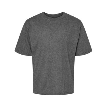 M&O 4850 T-shirt Jeunesse Or Toucher Doux-Charbon Foncé-S