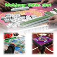 thumbnail image 2 of Tapis de Mah-Jong Antidérapant Réduction du Bruit Housse de Table Tapis de Jeu de Société Mah-Jong Table-, 2 of 8