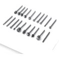 thumbnail image 3 of 20 Pcs Bavures Rotatives, Hss Bavures Rotatives Fraiseuses Outils de Routage Accessoires Outil Rotatif 3Mm Tige pour Dremel, 3 of 5
