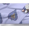 thumbnail image 2 of Soimoi Rayon Crepe Fabric Leaves & Floral Block Print Fabric by Yard 46 Inch Wide, 2 of 3